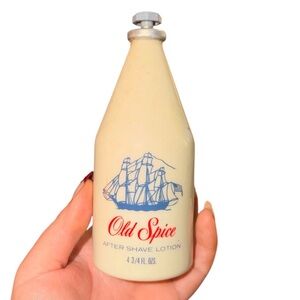 Old Spice Vintage After Shave Lotion - Cream Bottle with Blue Ship